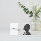 Carte De Visite Acteur modèle danseur photo contemporaine en mode  (Debout devant)