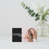 Carte De Visite Acteur modèle danseuse photo contemporaine audacie (Debout devant)