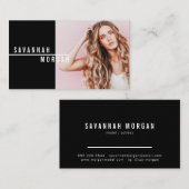 Carte De Visite Acteur modèle danseuse photo contemporaine audacie (Devant / Derrière)