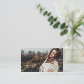 Carte De Visite Acteur modèles danseur photo moderne typographie n (Debout devant)