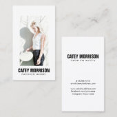 Carte De Visite Acteurs et modèles Classic White encadré Capture d (Devant / Derrière)