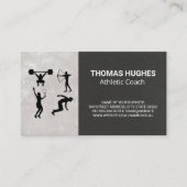 Carte De Visite Activités physiques | Entraîneur sportif (Devant)