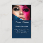 Carte De Visite Actor model dancer photo trendy contemporary bold  (Dos)