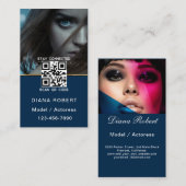 Carte De Visite Actor model dancer photo trendy contemporary bold  (Devant / Derrière)