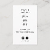 Carte De Visite Actor Model Singer Dancer SOCIAL ICON Black Photo (Dos)