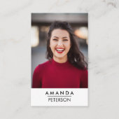 Carte De Visite Actor Modèles Dancer Photo (Devant)