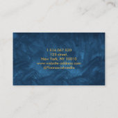 Carte de visite actuaire (Dos)