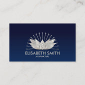 Carte De Visite Acupuncture Lotus - Mère de Pearl (Devant)