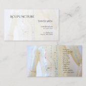 Carte De Visite Acupuncture torse et bras (Devant / Derrière)