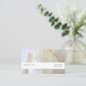 Carte De Visite Acupuncture torse et bras avec champ de texte (Debout devant)