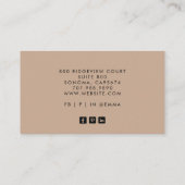 Carte De Visite Adaptateur Seamstress (Dos)