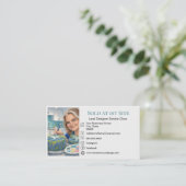 Carte De Visite Add image and information template business card (Debout devant)