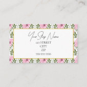 Carte De Visite ADD YOUR LOGO Business gift certificate marketing (Dos)