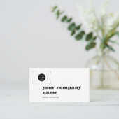 Carte De Visite Add your logo modern professional QR code (Debout devant)