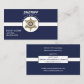Carte de visite adjoint du shérif (Devant / Derrière)