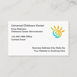 Carte De Visite Administrateur de crèche