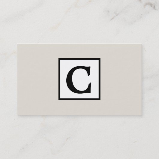 Carte de visite administrateur de mode ancien (Dos)