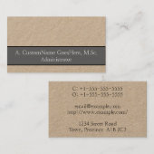 Carte de visite administrateur tendance et élégant (Devant / Derrière)