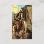 Carte De Visite Admirable Outlaw par NC Wyeth (Dos)