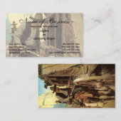 Carte De Visite Admirable Outlaw par NC Wyeth (Devant / Derrière)