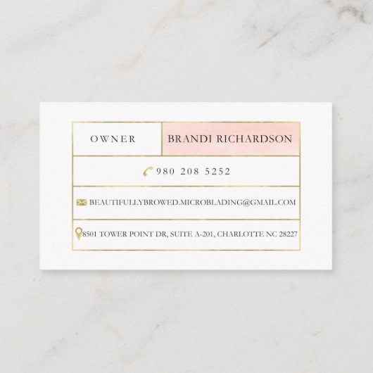 Carte De Visite Admirablement Browed (Dos)