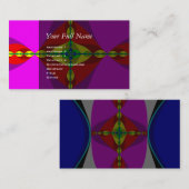 Carte De Visite ADN - Art fractal (Devant / Derrière)