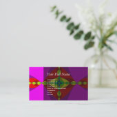 Carte De Visite ADN - Art fractal (Debout devant)