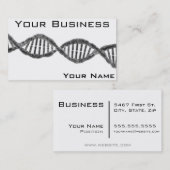 Carte De Visite ADN-Gris de pointe (Devant / Derrière)