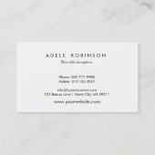 Carte De Visite © Adorable Black Toy Poodle Puppy (Dos)