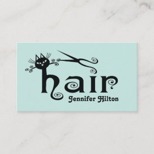 Carte De Visite Adorable chic chic chic chic chignon cheveux logo