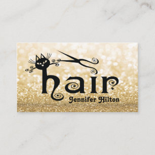 Carte De Visite Adorable chic chic chic chic chignon cheveux logo