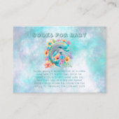 Carte De Visite Adorable Dolphin et Florals Livre pour bébé (Devant)