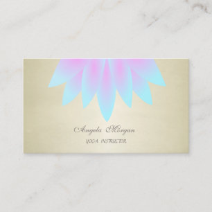 Carte De Visite Adorable Élégant Chic Fleur de Lotus