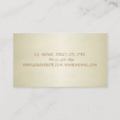 Carte De Visite Adorable Moderne Élégant Chic Lotus Flower (Dos)