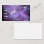 Carte De Visite Adoration de la galaxie spatiale (Devant / Derrière)