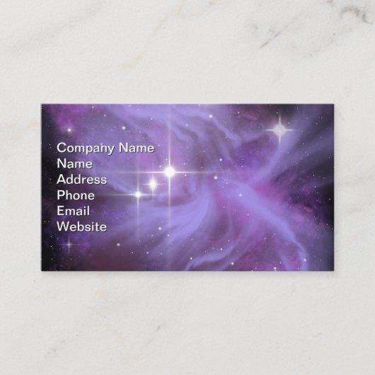 Carte De Visite Adoration de la galaxie spatiale (Devant)