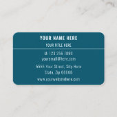 Carte De Visite Adresse de nom commercial personnalisée Informatio (Devant)