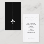 Carte de visite aérien minimaliste (Devant / Derrière)