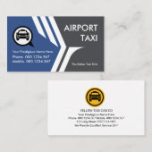 Carte De Visite Aéroport de Flying Wings Taxi Transport (Devant / Derrière)