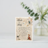 Carte De Visite Aesop's Storybook Books for Baby Cards (Debout devant)