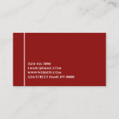 Carte De Visite Aesthetic Business Card (Dos)