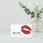 Carte De Visite Aesthetic Business Card (Debout devant)