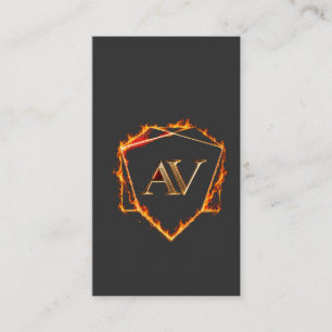 Carte De Visite AETHER VANGUARD - Logo Stone Forme Streetwear AV
