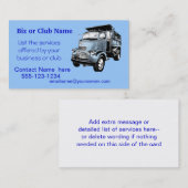 Carte De Visite Affaires antiques Card2-customize de Dumptruck (Devant / Derrière)