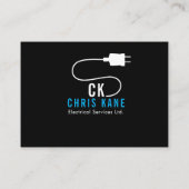 Carte De Visite affaires bleues et grises de conception de logo (Dos)