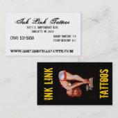 Carte De Visite Affaires Card2 de lien d'encre (Devant / Derrière)