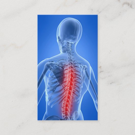 Carte De Visite Affaires Card5 de chiroprakteur (Devant)