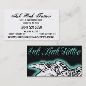 Carte De Visite Affaires Card6 de lien d'encre (Devant / Derrière)