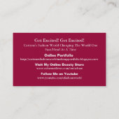 Carte De Visite Affaires Cards2 de CFW (Dos)