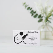 Carte De Visite Affaires Carte-Lecture-Grandes pour les (Debout devant)